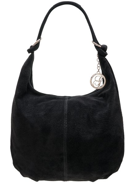 Real leather shoulder bag Glamorous by GLAM - Black -