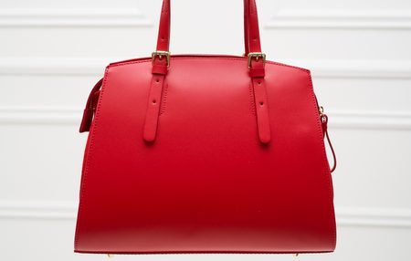 Real leather handbag Glamorous by GLAM - Red -