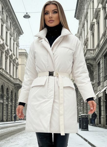 Winter jacket Due Linee - White -