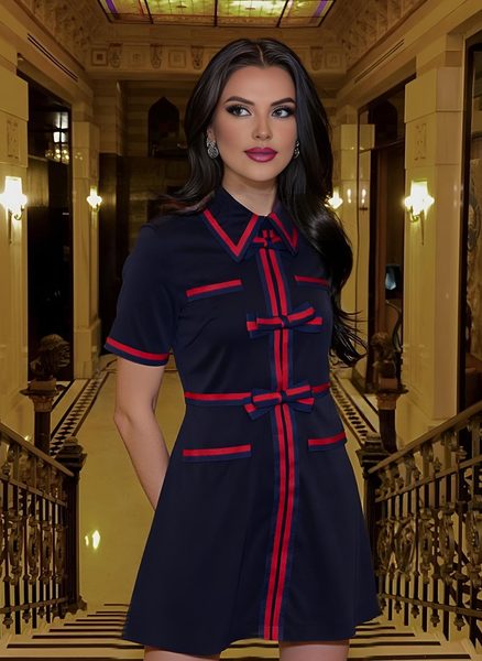 Rochie damă Due Linee - Neagră -