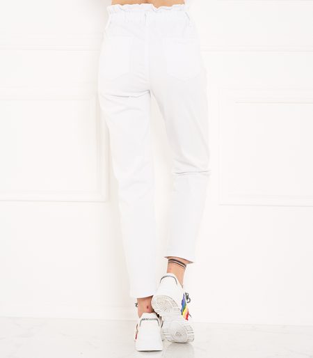 Jeans donna - Bianco -