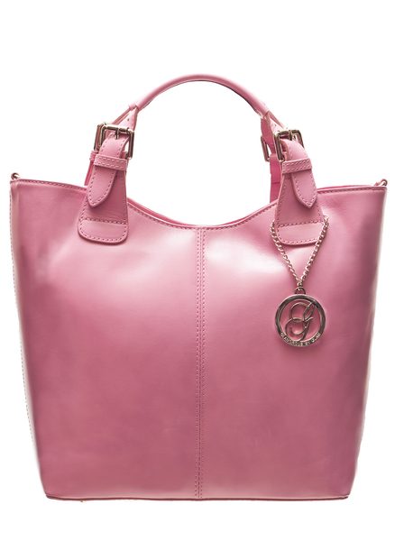 Real leather handbag Glamorous by GLAM - Pink -