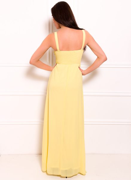 Maxi dress Due Linee - Yellow -