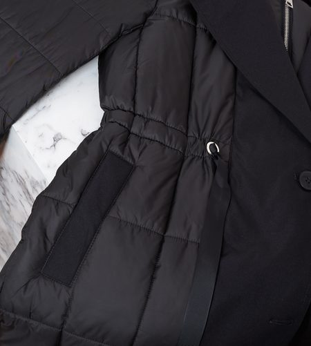 Női téli kabát Due Linee - Fekete -
