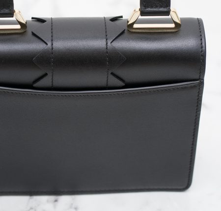 Borsa a mano da donna in pelle Emporio Armani - Nero -