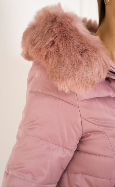 Winter jacket Due Linee - Pink -