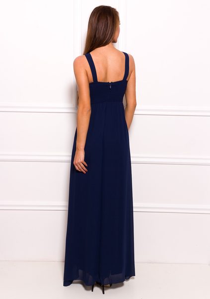 Maxi dress Due Linee - Dark blue -