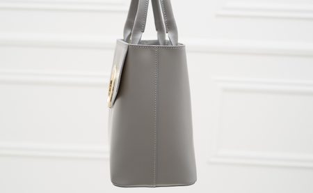 Real leather handbag Glamorous by GLAM - Grey -