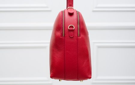 Bolso de cuero de mano para mujer Glamorous by GLAM - Rojo -