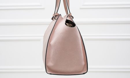 Real leather shoulder bag Glamorous by GLAM - Pink -