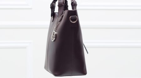 Bolso de cuero de mano para mujer Glamorous by GLAM - Marrón -