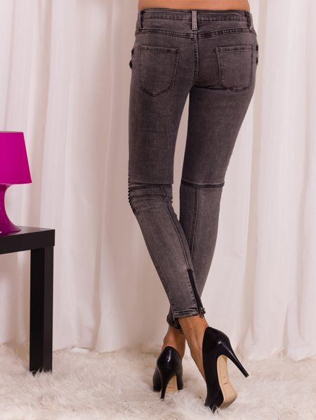 Jeans donna - Grigio -