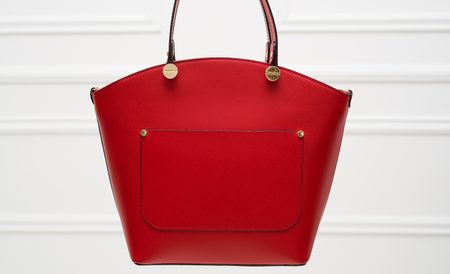 Bolso de cuero de mano para mujer Glamorous by GLAM - Rojo -