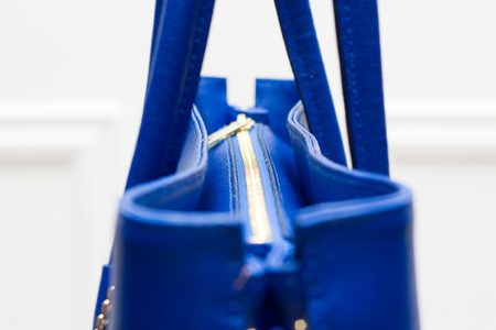 Borsa a spalla da donna in pelle Glamorous by GLAM - Blu -