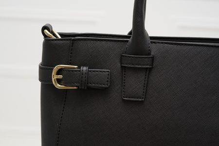 Bolso de cuero de mano para mujer Tru Trussardi - Negro -