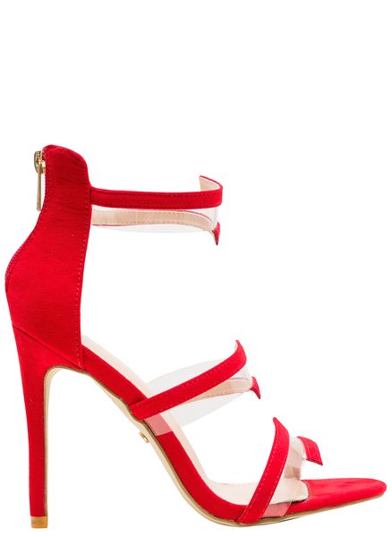 Sandalias de mujer GLAM&GLAMADISE - Rojo