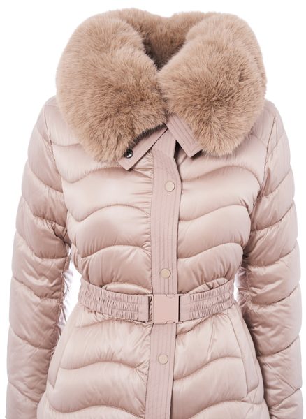 Due Linee Geacă de iarnă de damă - Bej -