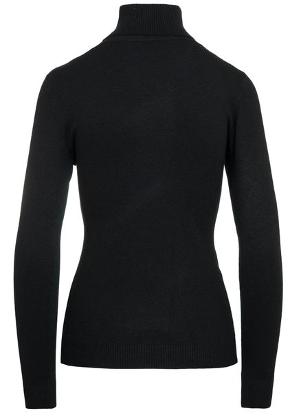 Damski sweter Due Linee - czarny