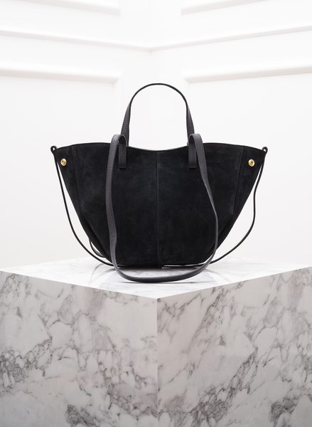 Real leather shoulder bag Glamorous by GLAM - Black -