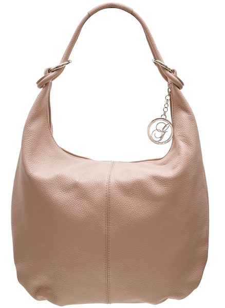 Real leather shoulder bag Glamorous by GLAM - Pink -