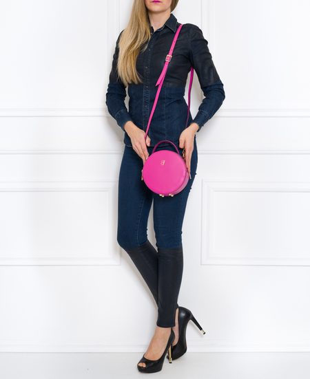 Geantă din piele crossbody pentru femei Glamorous by GLAM - Roz -