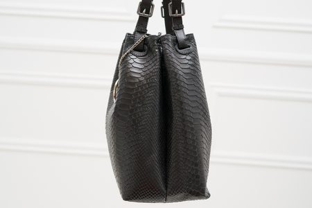 Real leather handbag Glamorous by GLAM - Black -