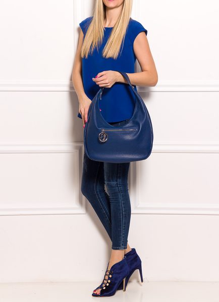 Borsa a spalla da donna in pelle Glamorous by GLAM - Blu -