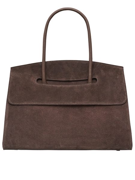 Real leather handbag Glamorous by GLAM - Brown -