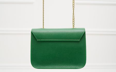 Real leather crossbody bag Glamorous by GLAM - Green -