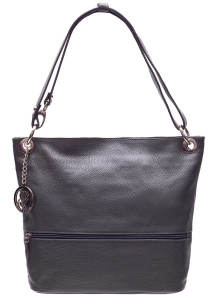 Real leather shoulder bag Glamorous by GLAM - Grey -