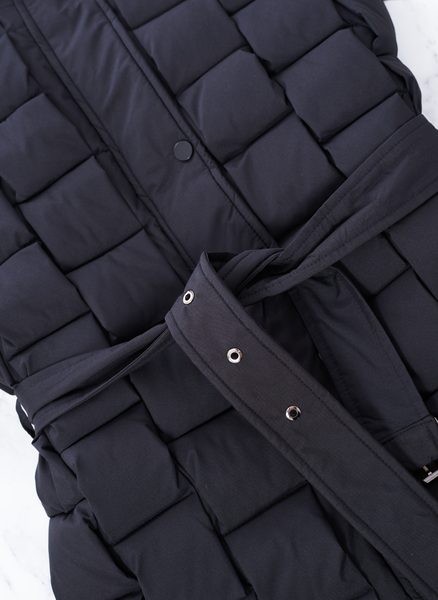 Női téli kabát Due Linee - Fekete -