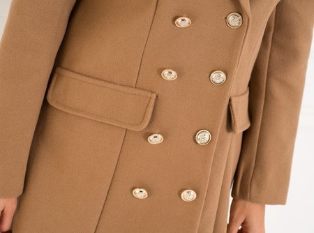 Women's coat CIUSA SEMPLICE - Beige -