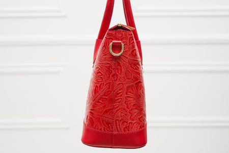 Real leather handbag Glamorous by GLAM - Red -