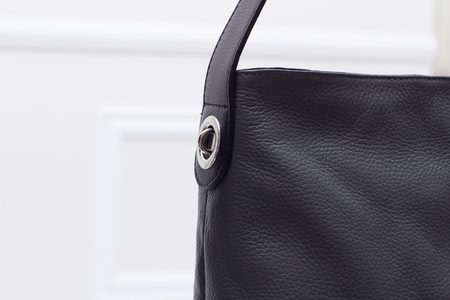 Real leather shoulder bag Glamorous by GLAM - Grey -