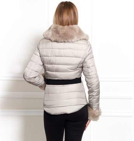 Giacca invernale donna Due Linee - Beige -