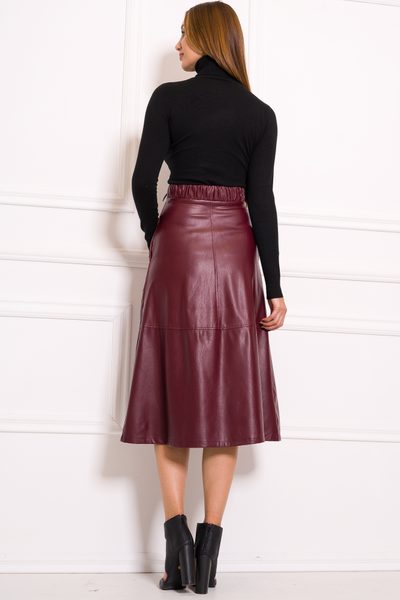 Skirt Due Linee - Wine -