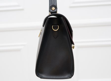 Bolso de cuero de mano para mujer Glamorous by GLAM - Negro -