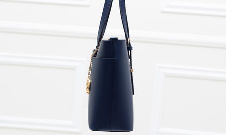 Real leather handbag Glamorous by GLAM - Dark blue -