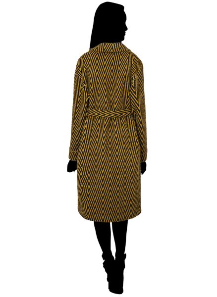 Women's coat Due Linee - Yellow -