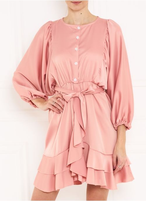 Damska sukienka Due Linee - różowy