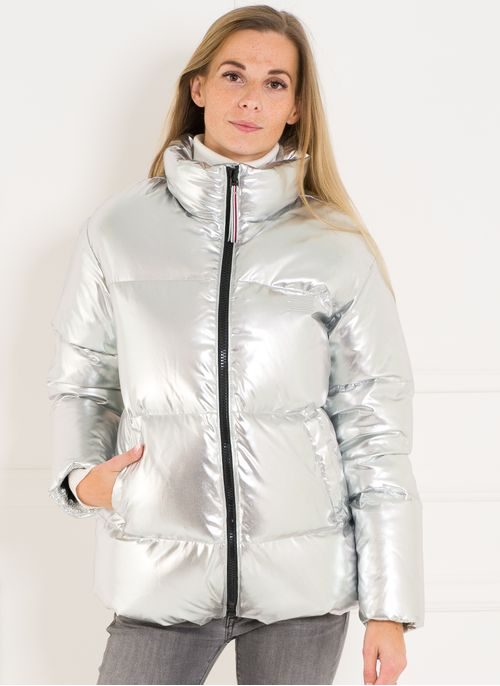 Women's winter jacket Tommy Hilfiger - Silver