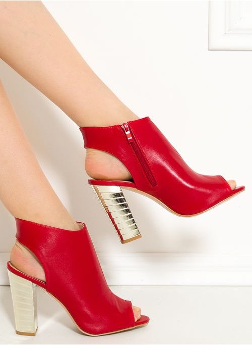 Damskie sandały GLAM&GLAMADISE - czerwony