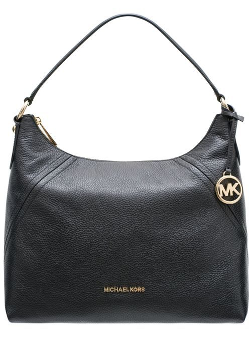Real leather shoulder bag Michael Kors - Black