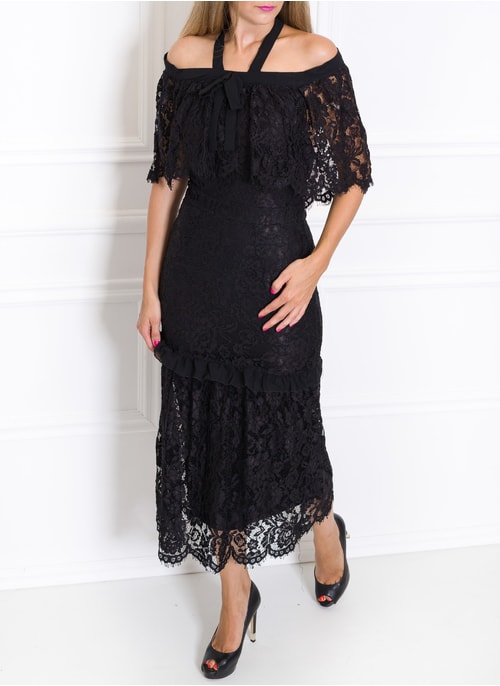 Midi dress Due Linee - Black