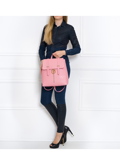 Bőr női táska Glamorous by GLAM - Rózsaszín