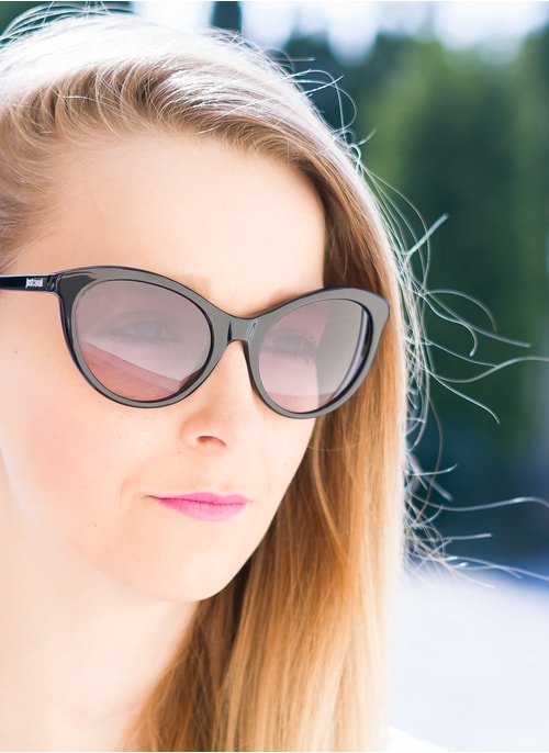 Damskie okulary przeciwsłoneczne Guess by Marciano - różowy