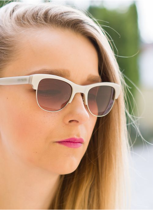Damskie okulary przeciwsłoneczne Guess by Marciano - różowy