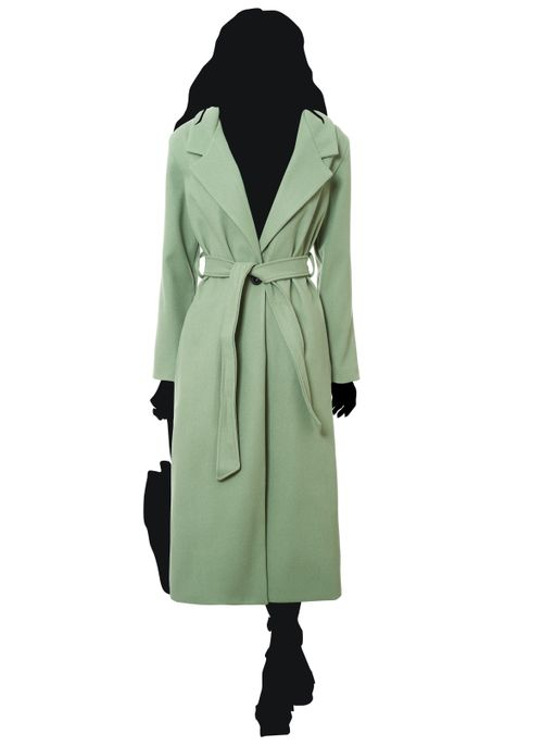 Women's coat Due Linee - Green