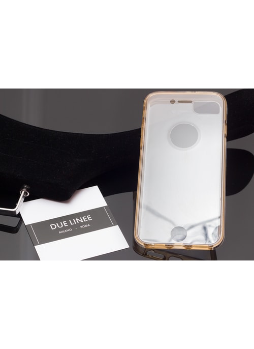 Piere Cardin kryt pre iPhone 6 / 6S z pravej kože čierny