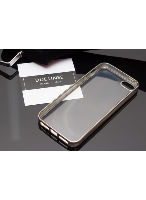 Védőtok iPhone 6/6S készülékekhez Due Linee - Ezüst